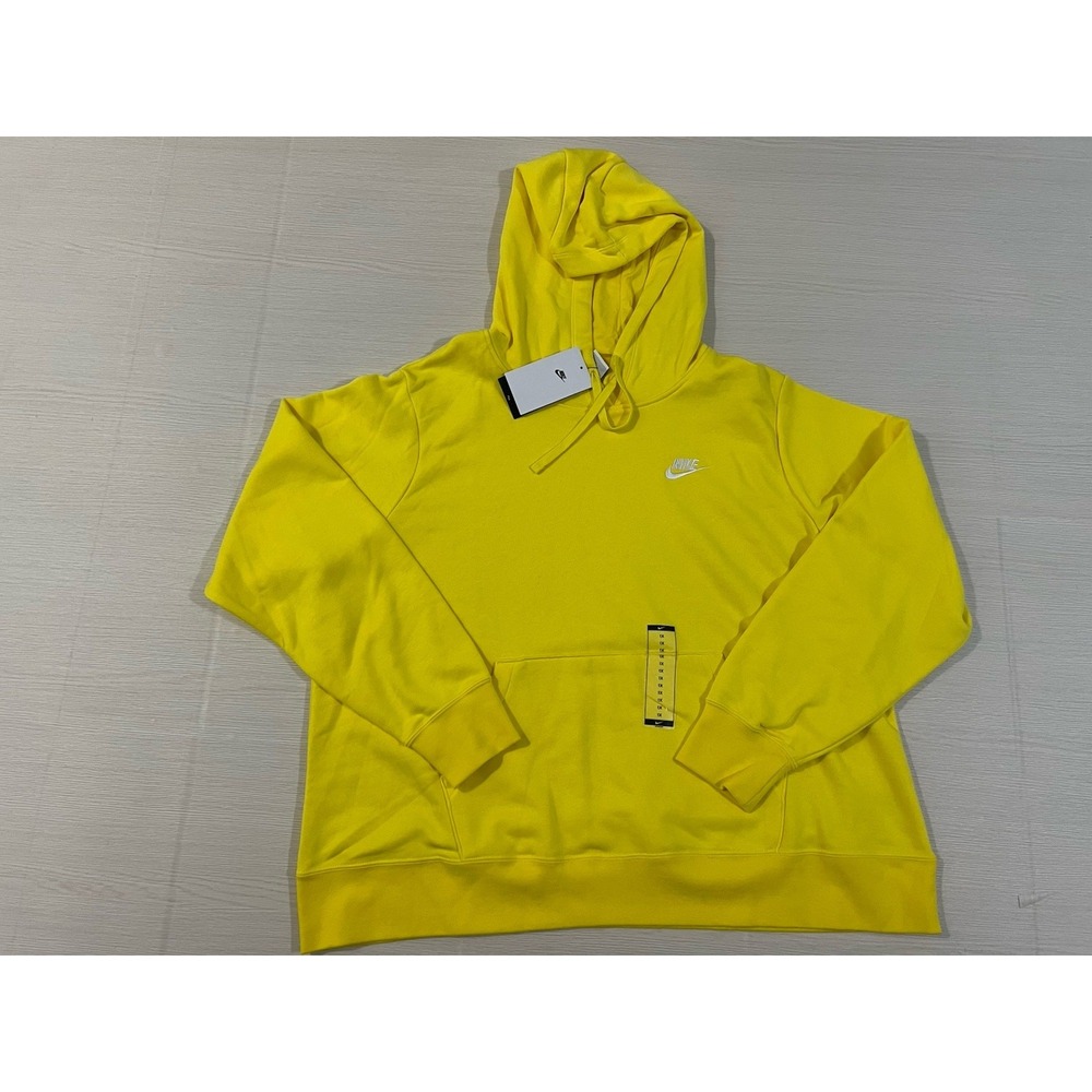 Nike Women's Plus Sportswear Club Fleece Pullover Hoodie CA4 Hot Fuschia Size 1X